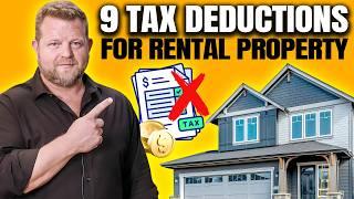 TOP 9 TAX DEDUCTIONS For Your RENTAL PROPERTY