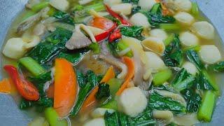 SUP SAYUR BEBOLA IKAN HIDANGAN YANG RINGKAS TAPI SEDAP