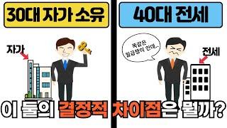 30대 자가소유 VS 40대 전세 이들의 결정적 차이점은 뭘까?