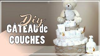 Comment faire : GATEAU DE COUCHES ? | How to : DIAPER CAKE ?