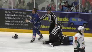 James Phelan Hits Henrik Eriksson - James Phelan vs Jacob Friend EIHL fight 11-2-24