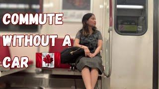 Life without a car in Canada | Commuting to work using public transit