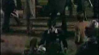Celtic fans attack Rapid Vienna players 1984