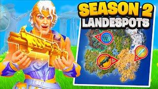 Die BESTEN Landespots in SEASON 2! Fortnite Tipps und Tricks Deutsch