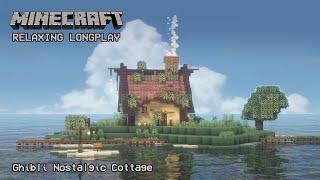 Minecraft Relaxing Longplay - Ghibli Nostalgic - Cozy Cottage House (No Commentary) 1.19