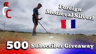 Beautiful Foreign Medieval Silver! 500 Subscriber Giveaway! | Metal Detecting UK | Minelab Manticore