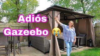 HOY SE LLEVAN MI GAZEEBO 🩷 + ADIÓS A MI OASIS 