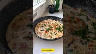High Protein Fluffy Omelette for Weight Loss  #KetoBreakfast #HealthyShorts #weightloss