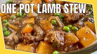 One Pot Lamb Stew / how to make easy Lamb stew / Stovetop Lamb Stew