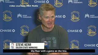 Steve Kerr: "I am stunned. I am stunned."