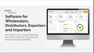 Software for Importer & Exporter | Wholesale & Distributors | E-commerce | Contractor | Manufacturer