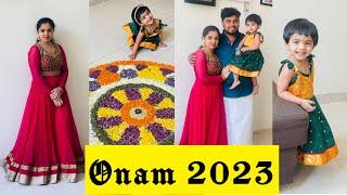 Onam vlog 2023 | travel with achu | Nima’s 2nd Onam celebration|