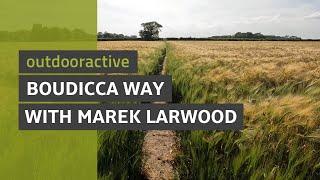 Outdooractive and Marek Larwood on the Boudicca Way in Norfolk