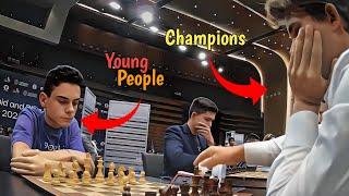 MAGNUS VS EDIZ GUREL || FIDE World Rapid & Blitz Team Championship 2024