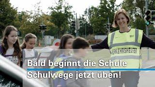 Schulwege in den Ferien üben!