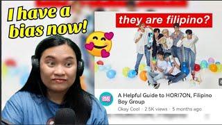 HORI7ON REACTION || A Helpful Guide to HORI7ON, Filipino Boy Group by Okay Cool