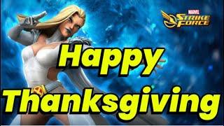 HAPPY THANKSGIVING! SAVE GOLD FOR NEXT WEEK! WHAT"S NEXT? NOV 2024 | MARVEL Strike Force - MSF