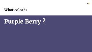 Purple Berry color #4c4a74 hex color - Blue color - Warm color 4c4a74