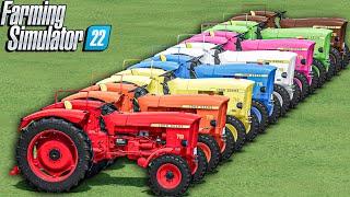 Tractors With Colors - JOHN DEERE Mini Tractors On MAN Trucks TO SEEDING - Farming Simulator