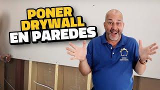 Poner Drywall en Paredes | Guía de Instalación de Drywall, Parte 4