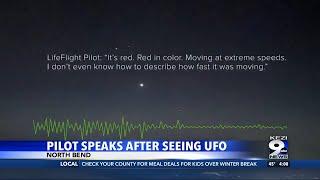 Pilot speaks on UFO sighting over Western Oregon skies