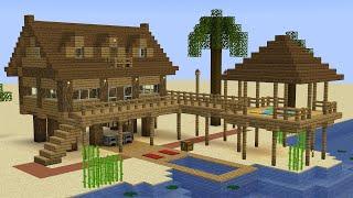 Minecraft - How to build a beach house