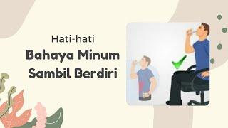 Sering Minum Sambil Berdiri? Hati-Hati Efeknya Ini