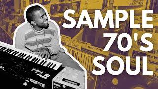 Making a Kanye Soul Sample Beat / How to sample and chop Soul Records