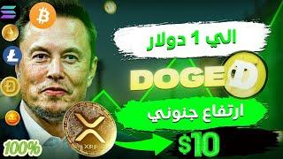 عاجل‼️ايلون ماسك يغرد للدوج ستصعد الي دولار قريبا --شيبا الي القمه  !$10 XRP || -تحليل السوق! 2024|