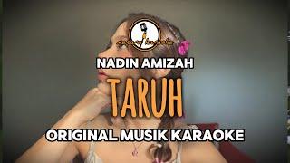 Taruh - Nadin Amizah || KARAOKE ORIGINAL