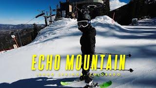 Echo Mountain Ski Video | Single chair lift ski mountain near Denver | Idaho Springs, Colorado | 4K