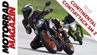 ContiAttack SM2 Supermoto-Reifen im Test – Mit SMC-R, 701 Supermoto und KTM 390 Duke