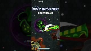 MVP in 50 sec | Evowars io comeback Gameplay #evowars #evowarsio #gameplay #iogames