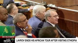 Russia's Foreign Affairs Minister Sergey Lavrov ends his Africa tour