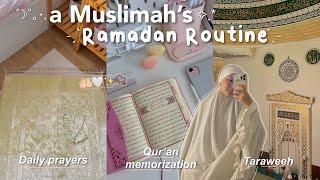 Ramadan Routine 2024| productive and motivating, balancing deen and dunya.