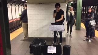 Sung Lee Beat Boxing in Union Square Subway Station NYC