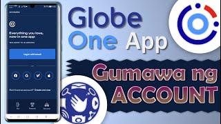 Globe One App Create an Account Tagalog