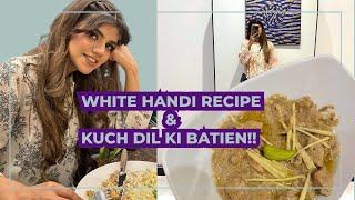 WHITE HANDI RECIPE & KUCH ZARORI BATIEN! - Vlog