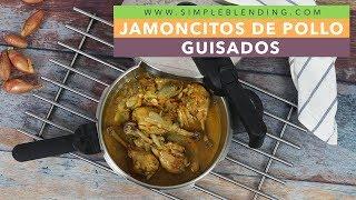 JAMONCITOS DE POLLO GUISADOS EN OLLA RÁPIDA | Muslos de pollo guisados | Receta express