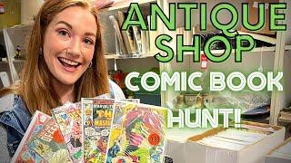 Hunting For Comic Books at Local Antique Shops! WHAT DID WE FIND?!