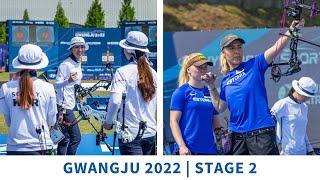 Korea v Estonia – compound women team gold | Gwangju 2022 World Cup S2