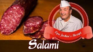 Salami DIY - make your own sausage - mature Salami - spice coating - Opa Jochen´s Rezept