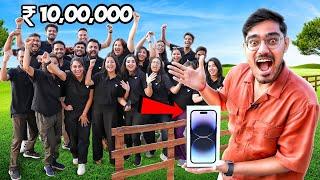 ₹1000000 Challenge With Educators & 6 iPhone 15 GIVEAWAYS- 6 आई फ़ोन जीतने का मौका
