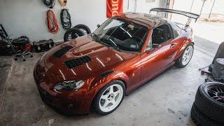 Powder Coated Regamaster Evo 1's TRANSFORMED the Miata!