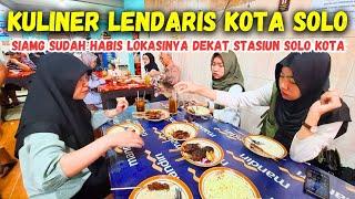 KULINER LEGENDARIS KOTA SOLO MAKAN  SATE KAMBING BU HJ BEJO