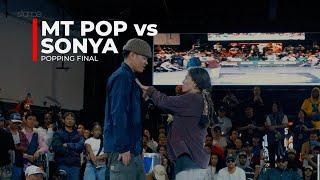 Mt Pop vs Sonya // Popping Final // Freestyle Session 2023 // stance