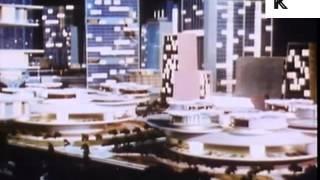 1960s Futuristic Model City of Tomorrow, Retro Futursim