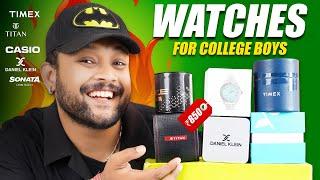 6 Best Budget Watch For College & Summer  Men Watch Haul 2024 | Titan, Timex, Casio | ONE CHANCE