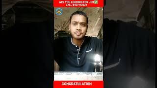 Got Job from us #Carriersolution All The Best Dr #job #shorts #freshers #jobinpune #ytshorts