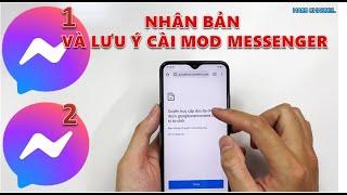 Hướng Dẫn Khắc Nhân Bản Ứng dụng Messenger VIVo và Những Lưu Ý Khi Cài Bản Messenger!